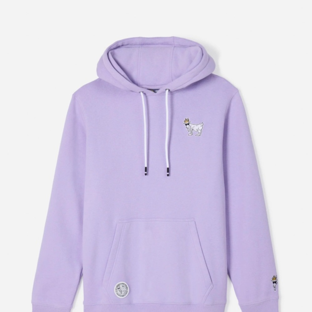 NEW w/o TAG GOAT USA Youth XL Lavender Hoodie